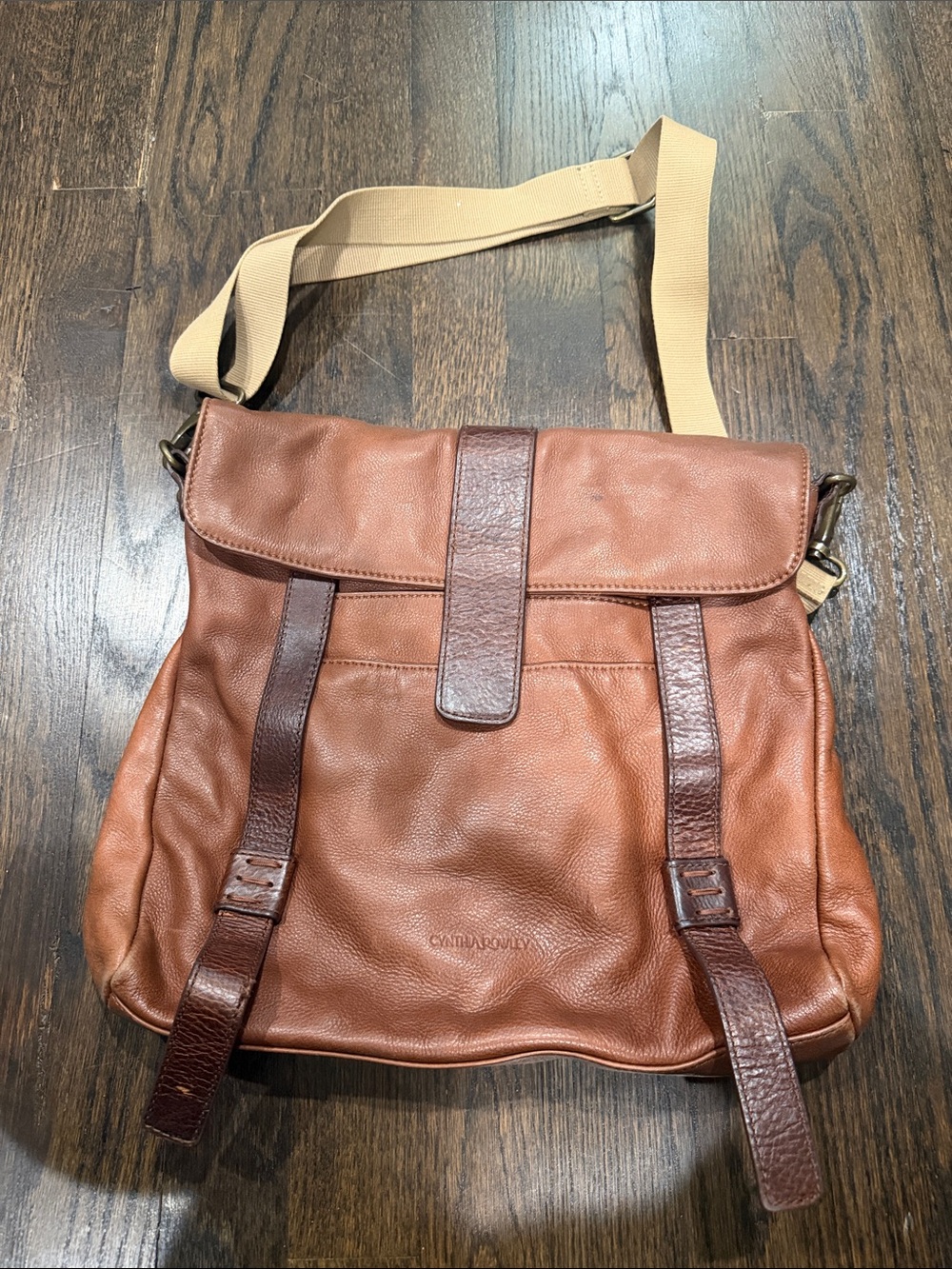 Cynthia Rowley Leather bag vintage 1990s/y2k